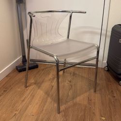 Clear Metal Chair 