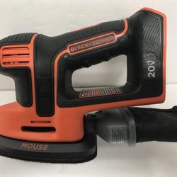 Enhanced Performance BLACK + DECKER 20V MAX MOUSE SANDER – Brand New!