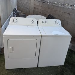 Washer And Dryer Electric Set Amana He Super Capacity Plus Both Works Perfectly 