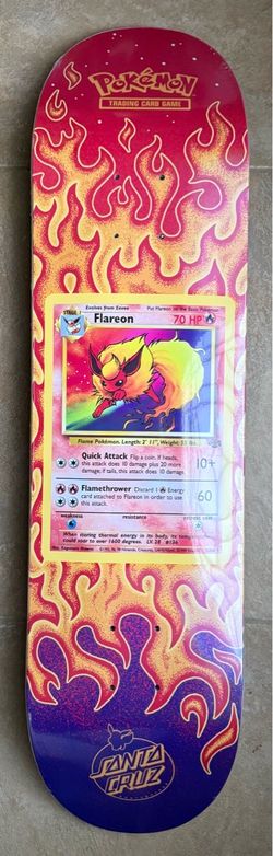 Santa Cruz and Pokémon TCG Collection Skate Deck Skateboard New in factory plastic