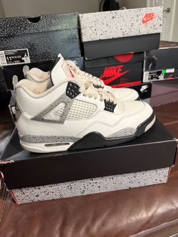 Jordan white cement size 10.5