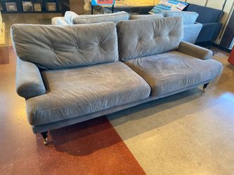 MACY’S Brenata Fabric Sofa 92″ – Grey