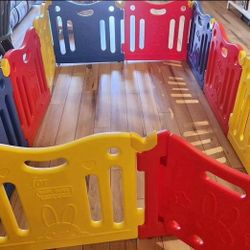 10 Panel Baby Care Playpen Baby Gate Safety Play Yard - See My Items