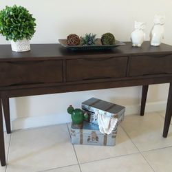 New Hardwood Console Table $450