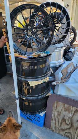 Black Multi-Spoke Alloy Wheels Set of 4