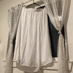 Long White Skirt