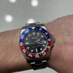 Seiko MOD GMT Pepsi 40mm Watch