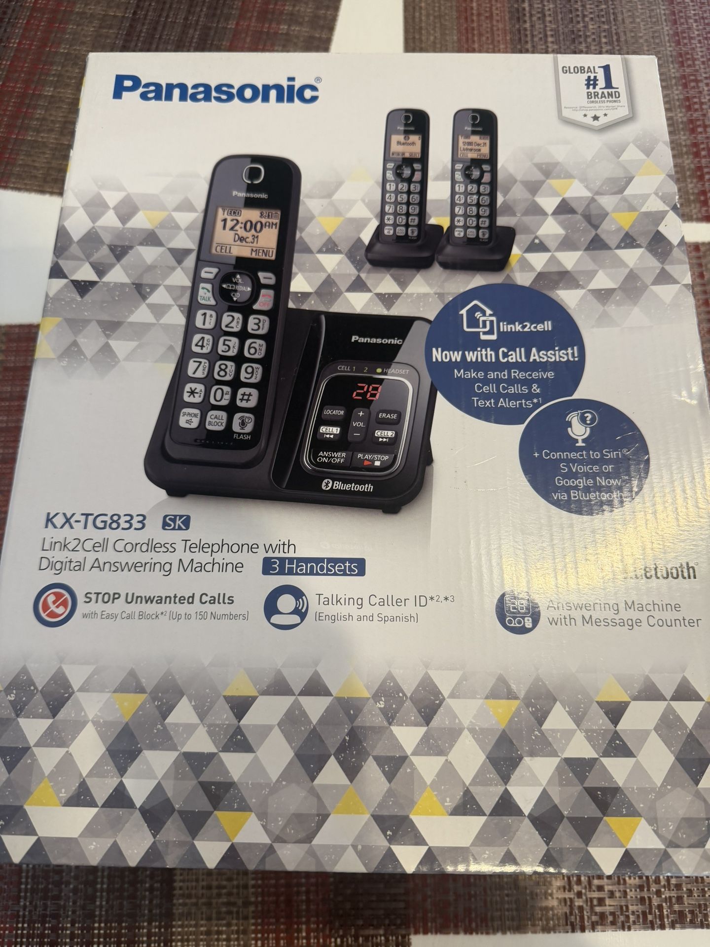 Panasonic KX-TG833 Cordless Telephone