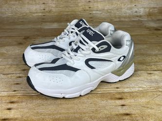 Apex X521 Mens Shoe Size 9.5 X-WIDE Orthotic Diabetic White Sneakers 15-K18