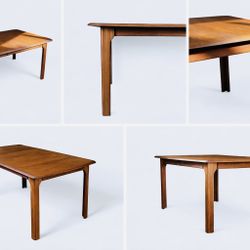 SOLID OAK DINING TABLE