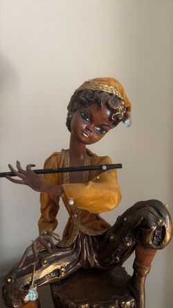 Decorative Fantasy Pixie Figurine with Flute