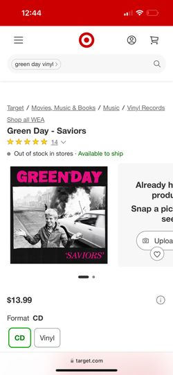 Green Day  Saviors Cd 