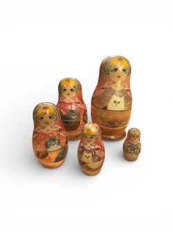 Russian nesting dolls,