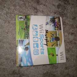 Wii Sports (Nintendo Wii, 2006) Complete w/ Manual Tested