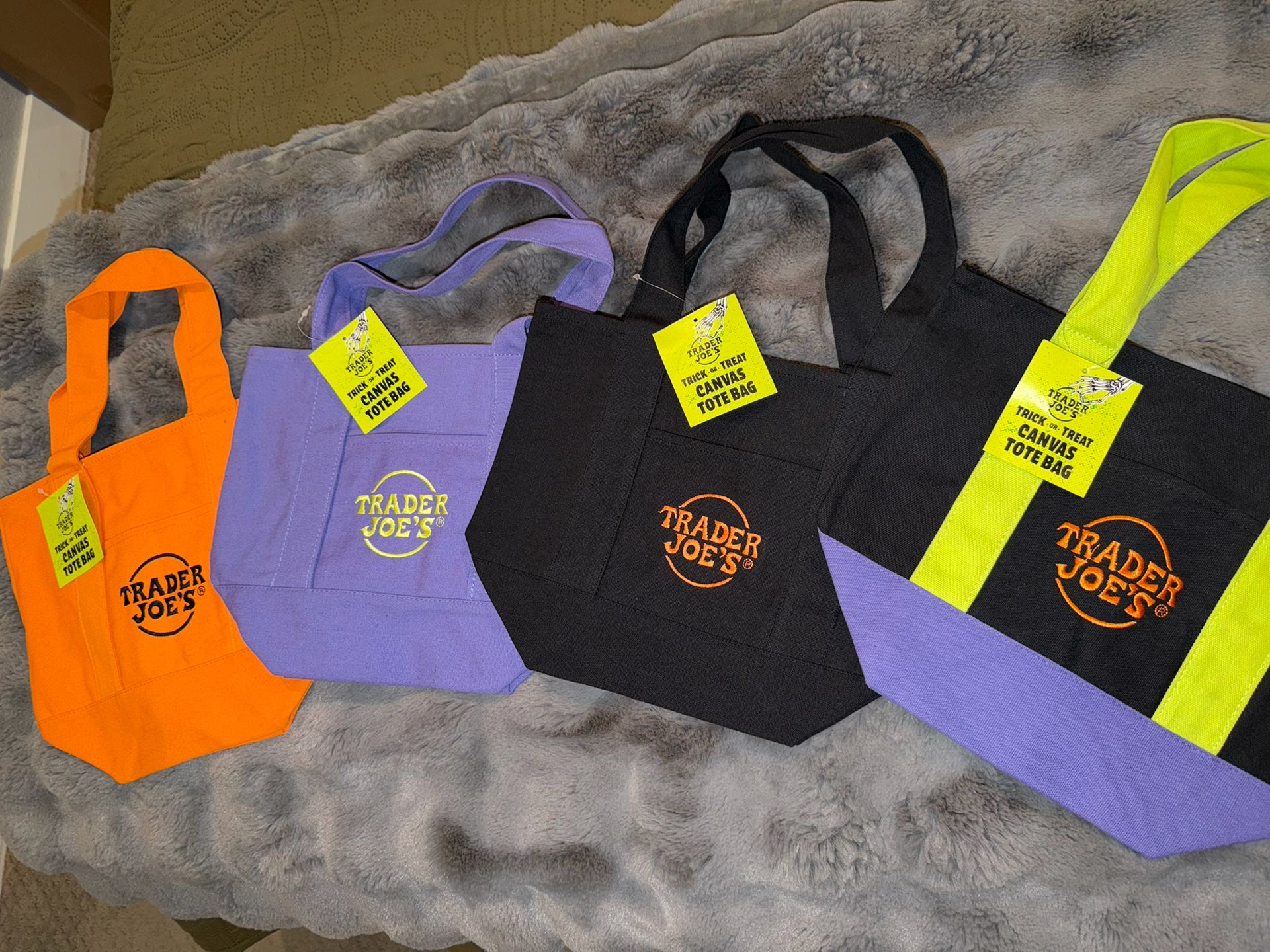 4 Trader Joe’s Mini Tote Bags