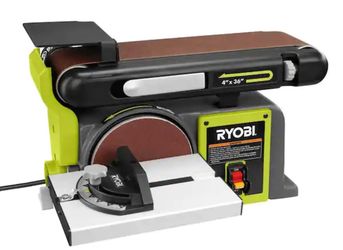 Ryobi Corded 4 in x 36 in. Belt and 6 in. Disc Sander