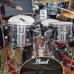 Pearl Export Drum Set 5pc Complete Set 