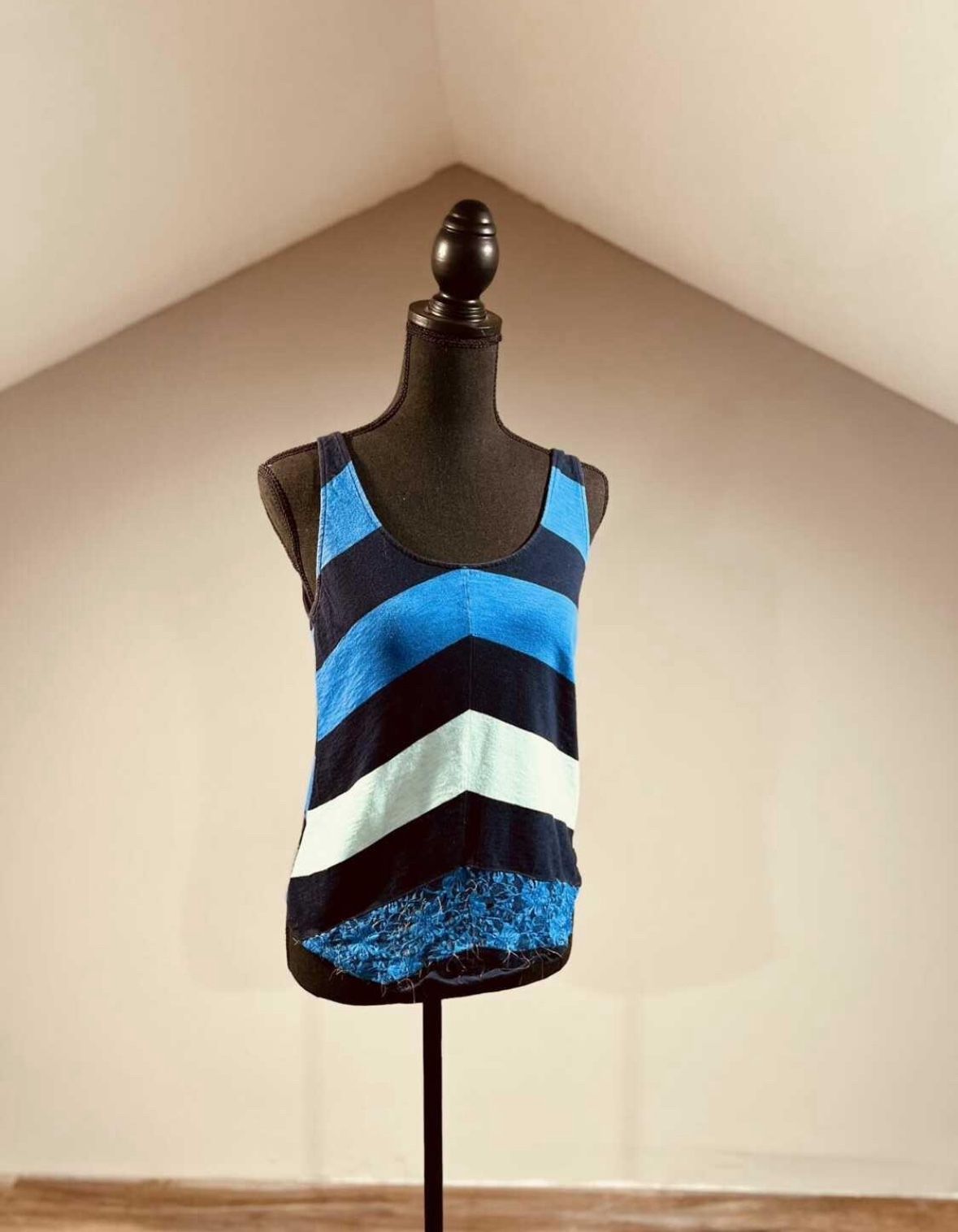 Small Blue Stripe Tank