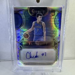 2022-23 Chet Holmgren Select Top Shelf Auto
