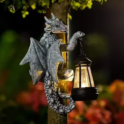 Solar Garden Decor Lights - Dragon Solar Tree Hugger