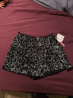 Sequin Skort