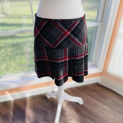 Plaid Mini Skirt