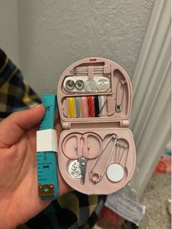 Mini sewing kit and measuring tape