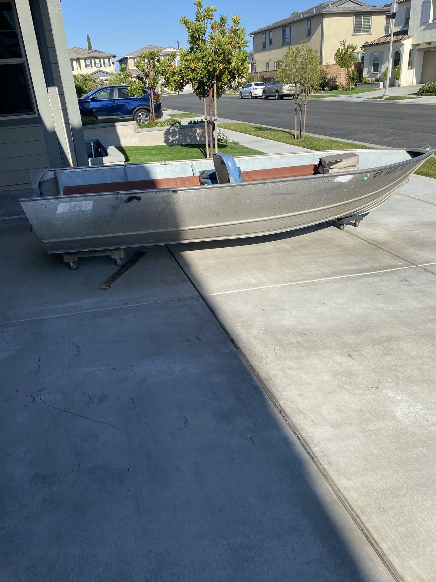 15ft Gregor Aluminum Welded Boat for Sale in Westminster, CA - OfferUp