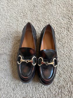Marc Fisher Brown Leather Loafers