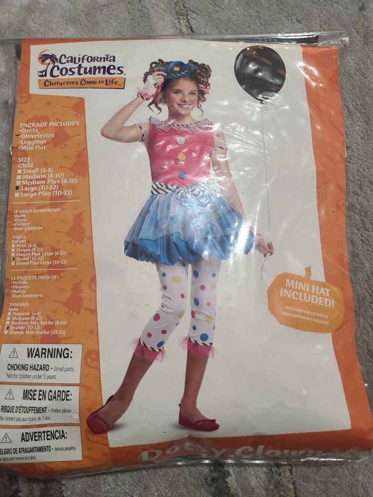 Dotsy Clown Costume