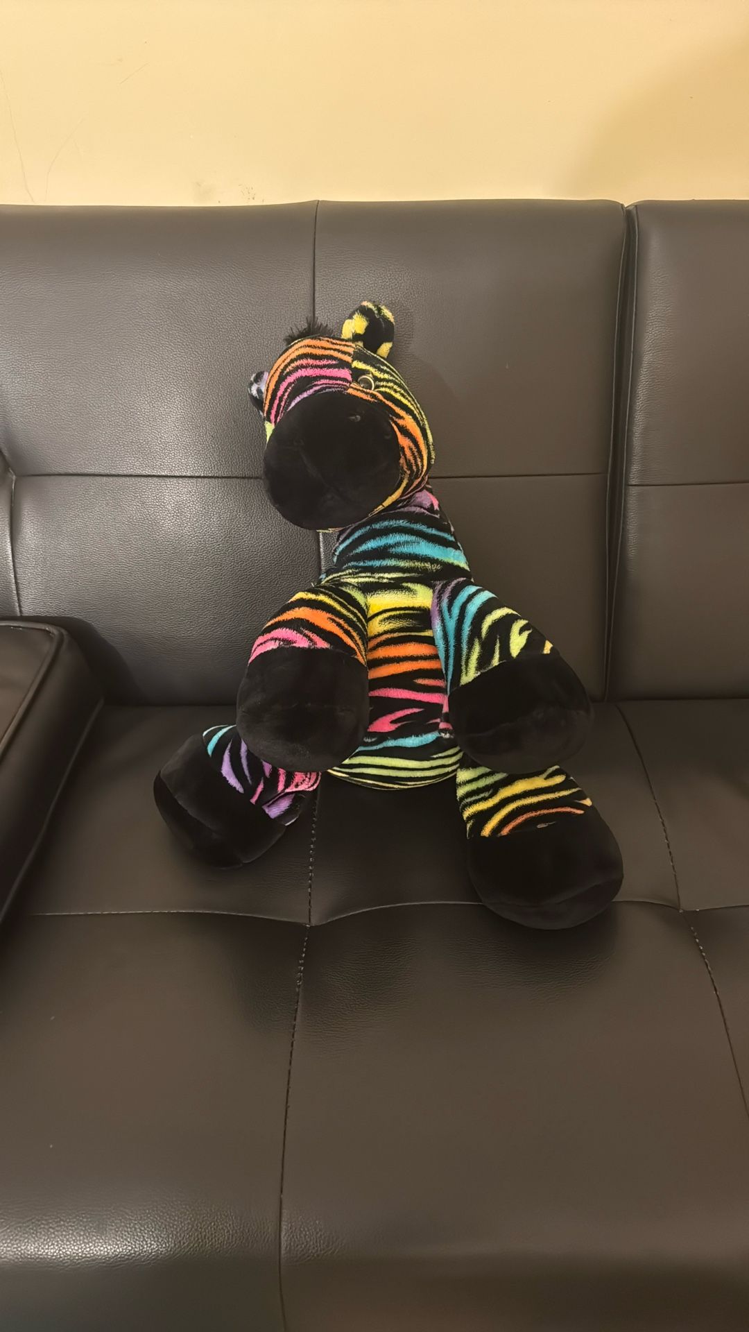 Free Rainbow Zebra Plush