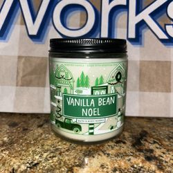 Bath & Body Works Vanilla Bean Noel Single Wick Candle 
