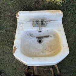 Vintage Porcelain Sink