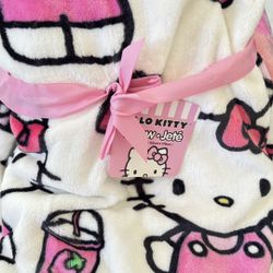 Hello Kitty Milkshake Blanket 