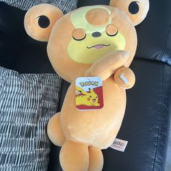 Pokémon Large Plush Mascot Sleeping Teddiursa