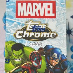 Marvel topps chrome Blaster