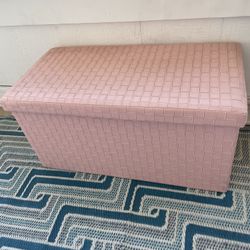 Pink storage chest 