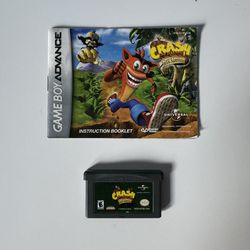 Crash Bandicoot The Huge Adventure Gameboy Advance GBA
