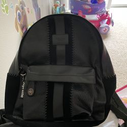 Black Coach Mens Backpack Bag