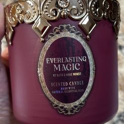 EVERLASTING MAGIC  SCENTED 3 WICK  CANDLE BY BATH & BODY WORKS