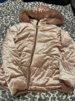 Guess Pink Zip Up Jacket Size Small 