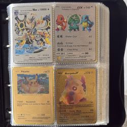 Pokémon Cards, full of cards with binder