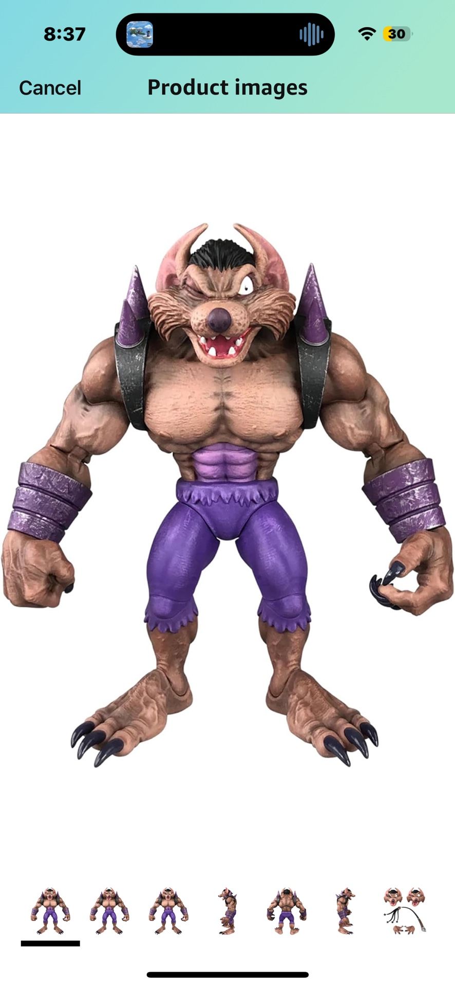 Battletoads Anthology Collection 12-Inch General Vermin Movable Action Figure | in Scale with 31 Points of Articulation