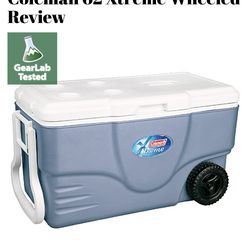 Heavy duty wheeled Coleman Xtreme cooler