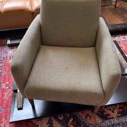 Chair in tweed