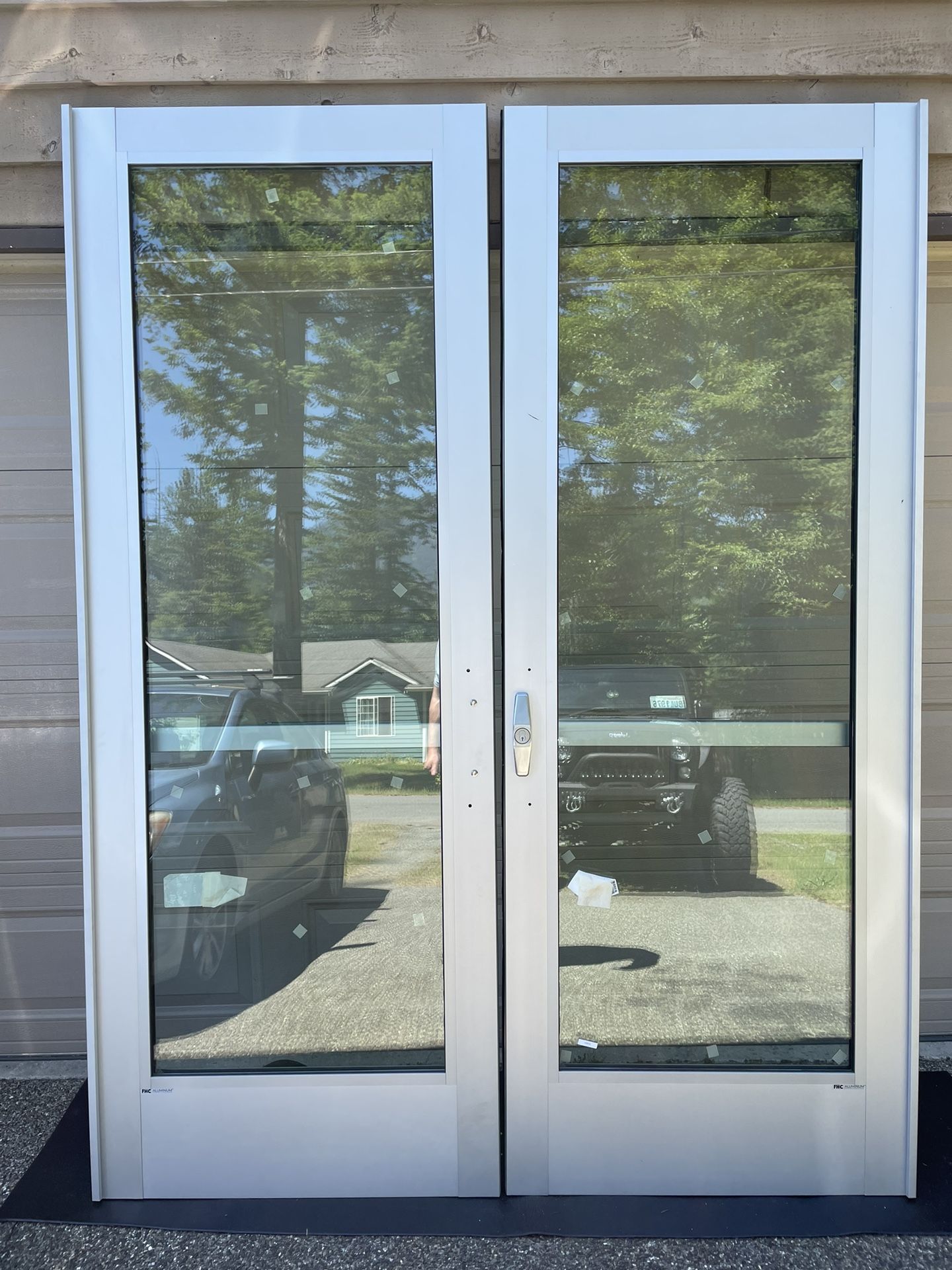Thermally Broken Storefront Doors With Von Duprin CVR Panics