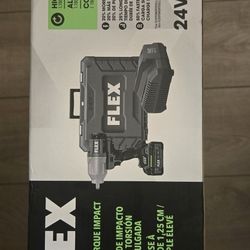 24v FLEX 1/2 Hign Torque Impact Wrench Kit