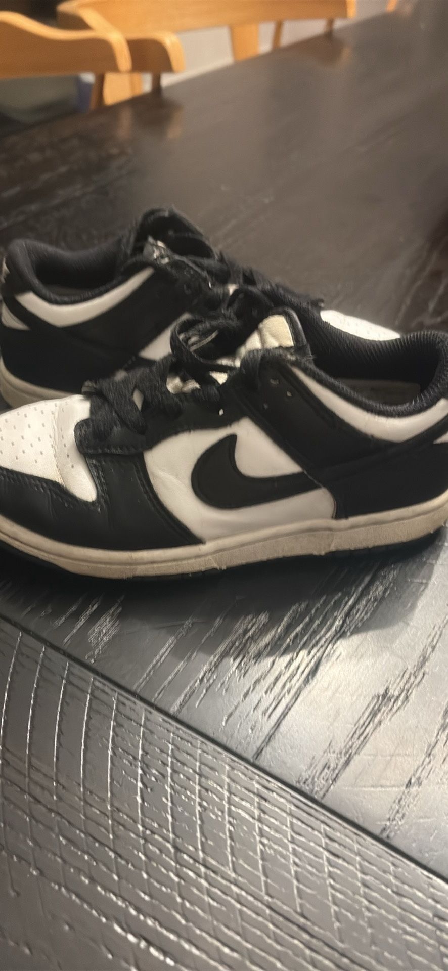 Size 1y Nike Panda Dunks