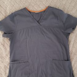 Scrubstar Ultimate Scrub Top Women's Small Dark Gray Pewter