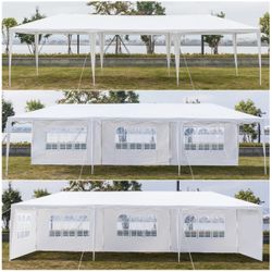 10x30 wedding party tent outdoor canopy teng with 8 side walls white FOR SALE